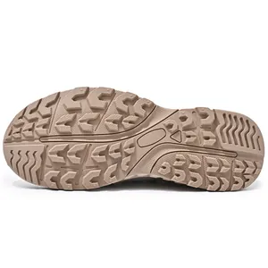 Suola in gomma antiscivolo resistente per scarpe da trekking da uomo in colore kaki
