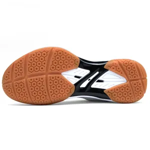 Semelle de chaussure de badminton professionnelle en gomme avec motif en nid d'abeille