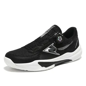 Professionelle Badmintonschuhe mit Drehverschluss und atmungsaktivem Mesh-Obermaterial