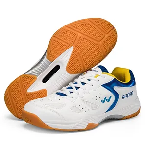 Chaussures de badminton et tennis respirantes avec semelles en caoutchouc antidérapantes