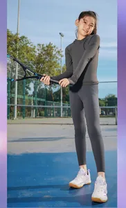 Scarpe professionali da badminton traspiranti per bambini con sistema a manopola
