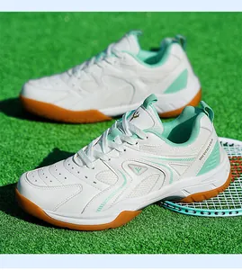 Chaussures de badminton respirantes avec semelle en gomme antidérapante pour hommes