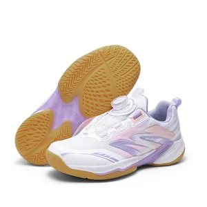 Scarpe da badminton traspiranti per bambini con pratico sistema a manopola