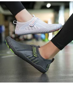 Close-up of lightweight outdoor wading shoes for swimming, beach, and water sports