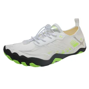 Scarpe da scoglio professionali traspiranti ad asciugatura rapida antiscivolo bianco verde