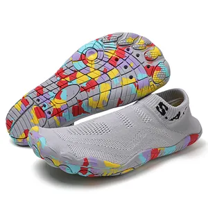 Outdoor-Barfußschuhe mit rutschfester, bunter Gummisohle für Wassersport und Yoga