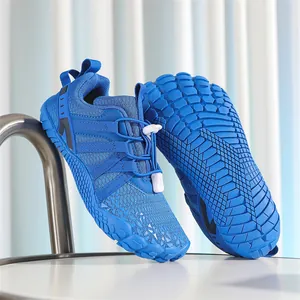 Kids Barefoot Sports Shoes Non-slip Five Finger Indoor Exercise Shoes Breathable Mesh Quick-dry Jump Rope Training Shoes For Boys Girls