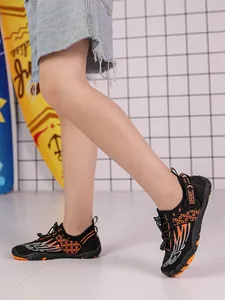 Detailed view of children's non-slip wading shoes for beach swimming and water sports