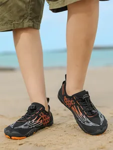 Durable quick-dry children's water shoes for beach and swimming with non-slip rubber sole