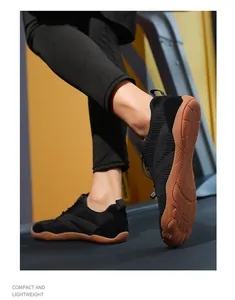 Zapatillas de fitness transpirables para pies descalzos con suela de goma ligera