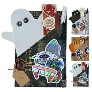 Μυστήριο κουτί δώρου Halloween Blind Date με βιβλίο και αυτοκόλλητα φαντάσματα
