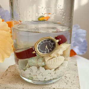 Primo piano dell'orologio al quarzo vintage da donna Scottie immerso nell'acqua