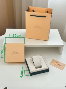 Scottie luxury watch gift box set including paper bag and cushion with 11.5cm size markings