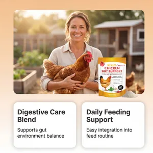 Kriath chicken gut support powder supplement for digestive health and egg production