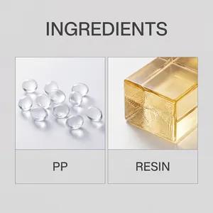 Detail showing high-quality PP and resin materials used for the solar garden light