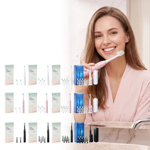 Brosse à Dents Électrique Sonique CH-926 Rechargeable USB Étanche Avec 5 Modes Et Poils Souples Pour Soins Bucco-dentaires