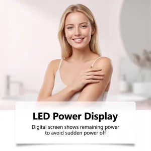 Depiladora portátil profesional con pantalla digital LED para el control de la energía