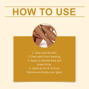 Guida passo dopo passo su come applicare i cerotti autoabbronzanti per un colorito bronzo.
