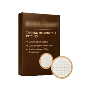 Cerotti abbronzanti professionali con micro-aghi per una pelle dorata naturale
