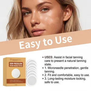 Patchs à micro-aiguilles efficaces pour un bronzage naturel avec pénétration douce.