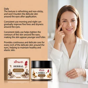 Detailweergave van XIMONTH Herbal oogcrème met hydraterende en verstevigende werking