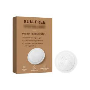 Parche profesional de microagujas autobronceador para un brillo bronceado natural, suave