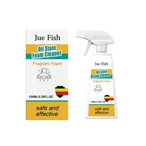 Jue Fish 100ml Detergente in schiuma per macchie d'olio in cucina, sgrassatore potente