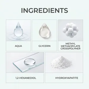 Comprehensive list of ingredients for mild and secure propolis denture adhesive cream.