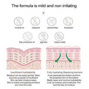 Detailed infographic showing facial essence hydration benefits and skin barrier repair