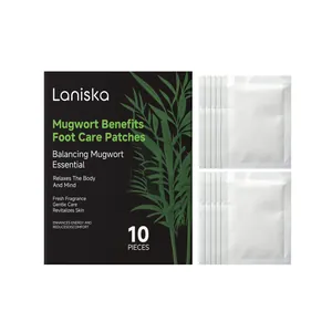 Laniska Mugwort Foot Care Patches for relaxation and skin revitalization 10 pieces pack