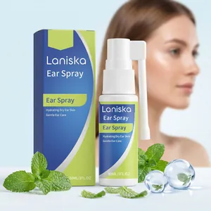 LANISKA Ear Care Spray Gentle Cleaning Soothing Moisturizing Relief For Dry Ear Skin Daily Earwax Removal Care For Adult
