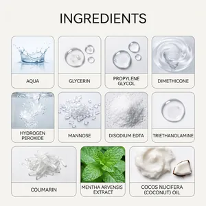 Lista detallada de ingredientes de las tiras de blanqueamiento dental con aceite de coco