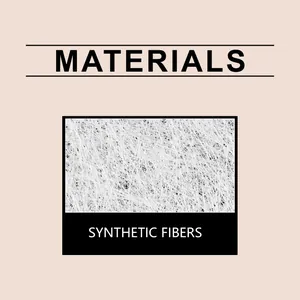 Détail macro de fibres synthétiques de haute qualité pour faux cils légers et fins