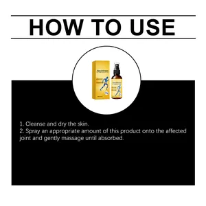 Gedetailleerde instructies voor het gebruik van de kalmerende gewrichtsspray