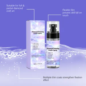 Detailansicht des 80ml Diamant Malerei Versiegelungssprays mit Geschenkverpackung