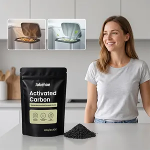 Jakehoe 100g Απορροφητής Οσμών Ενεργού Άνθρακα Καθαριστής για Ψυγείο Ντουλάπα Κάδο Κομποστοποίησης Αποσμητικό Πολλαπλών Χρήσεων