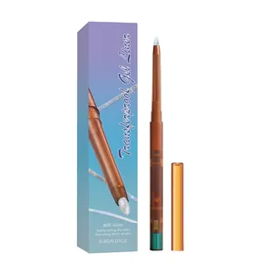 Eyeliner gel argenté waterproof pour une application fluide et un maquillage longue durée