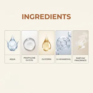 Lista detallada de ingredientes de toallitas suaves para mascotas con agua y glicerina