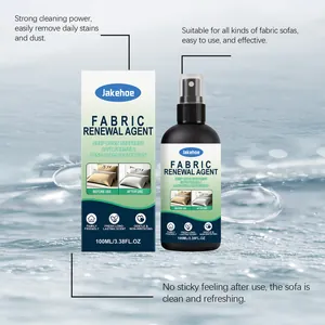 Spray renovador de telas JAKEHOE para limpiar eficazmente manchas en sofás de tela