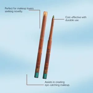 Vue détaillée du stylo eye-liner gel longue durée pour un maquillage des yeux lisse