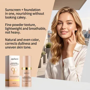 Ενυδατικό foundation serum που αλλάζει χρώμα με SPF 50 για φυσική κάλυψη της επιδερμίδας