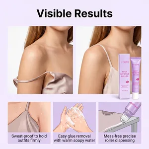Detail view of JAYSUING body adhesive roller for securing various outfit straps