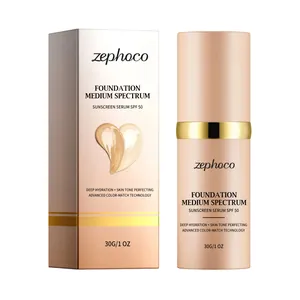 Φυσικός ορός foundation με SPF 50 για βαθιά ενυδάτωση και τέλειο χρωματικό τόνο