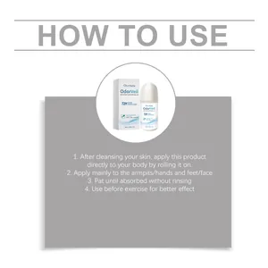 Guía detallada paso a paso que muestra cómo usar el roll-on OceAura para el cuerpo