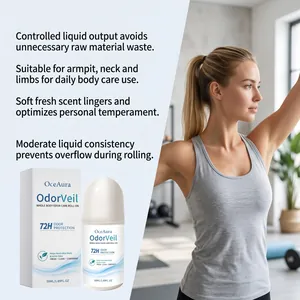 Desodorante roll-on OceAura OdorVeil con protección de 72 horas para uso diario corporal