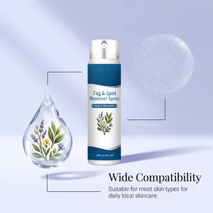 Detailansicht des Tag & Spot Remover Sprays mit Pflanzenextrakten für die Hautpflege