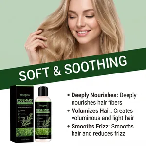 Deeply nourish hair with Rosemary moisturizing shampoo for voluminous and smooth hair