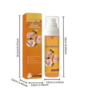 Dimensioni spray Laniska Bee Venom: flacone da 100 ml e dimensioni della confezione