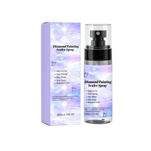 80ml Diamantmalerei-Versiegelungsspray mit Verpackung für DIY-Kunstschutz und Glanz