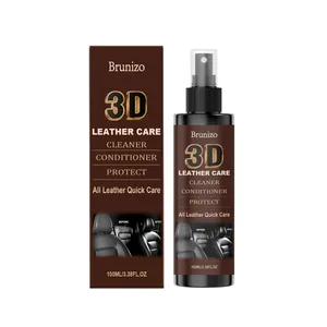 Brunizo 3D Leather Care σπρέι καθαρισμού και περιποίησης για δέρμα αυτοκινήτου, 100ml.